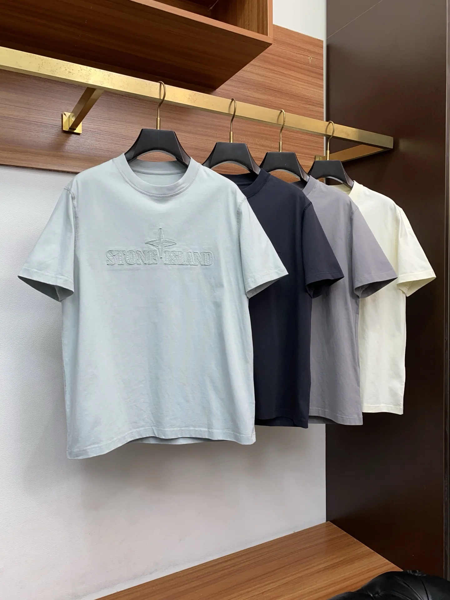스톤아일랜드 코튼 반팔 티셔츠 2026 AW 1557 상세 이미지 9