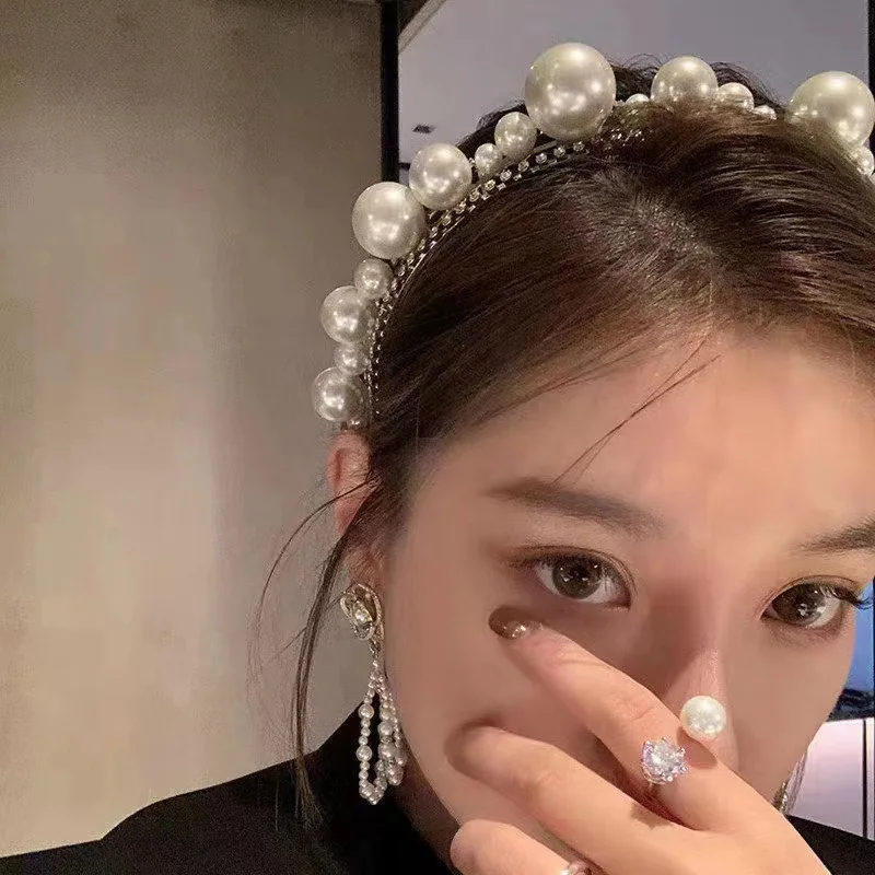 미우미우 펄 크리스탈 헤드밴드 상세 이미지 3