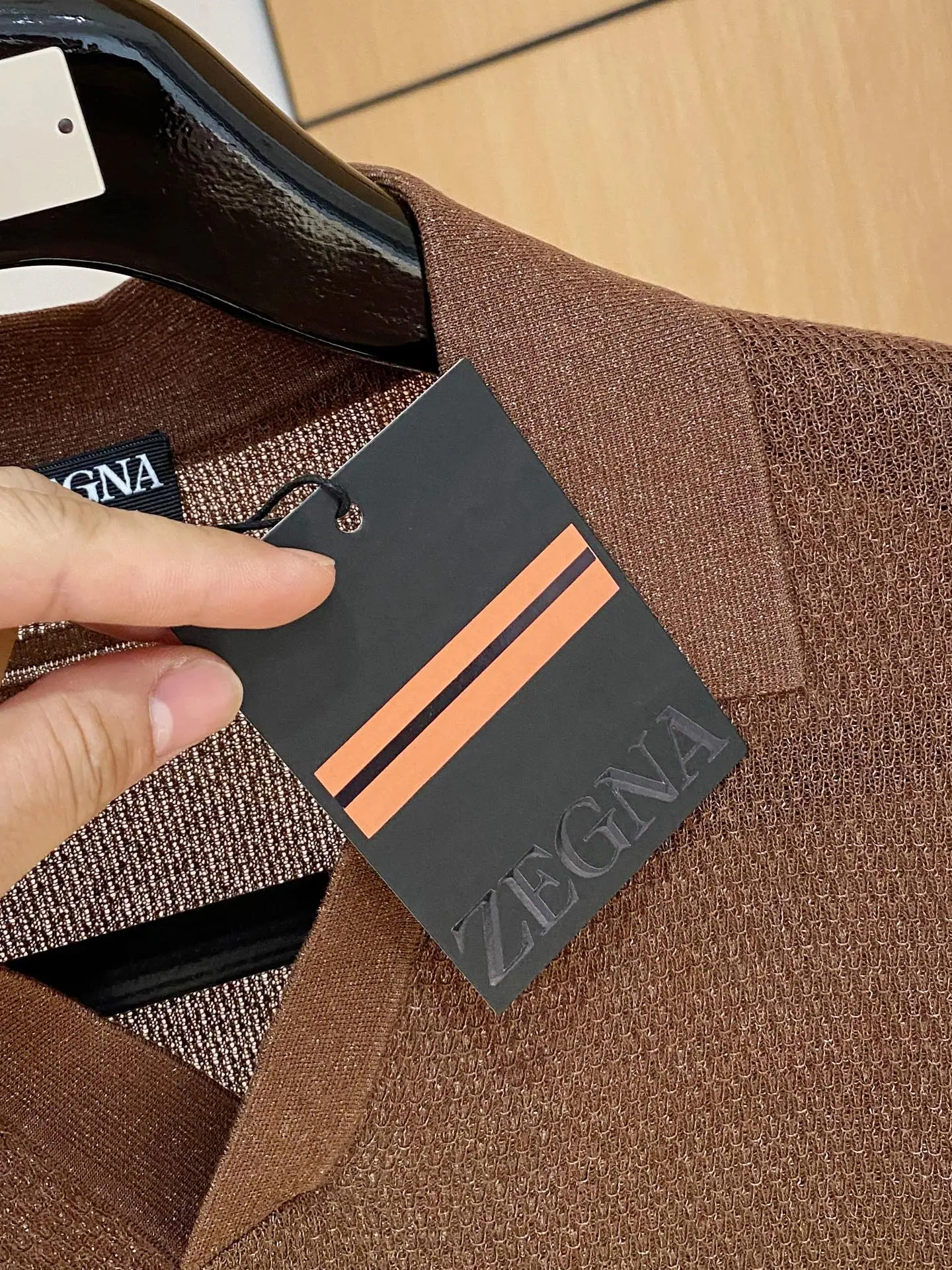 제냐 남성 린넨 혼방 반팔 티셔츠 상세 이미지 5