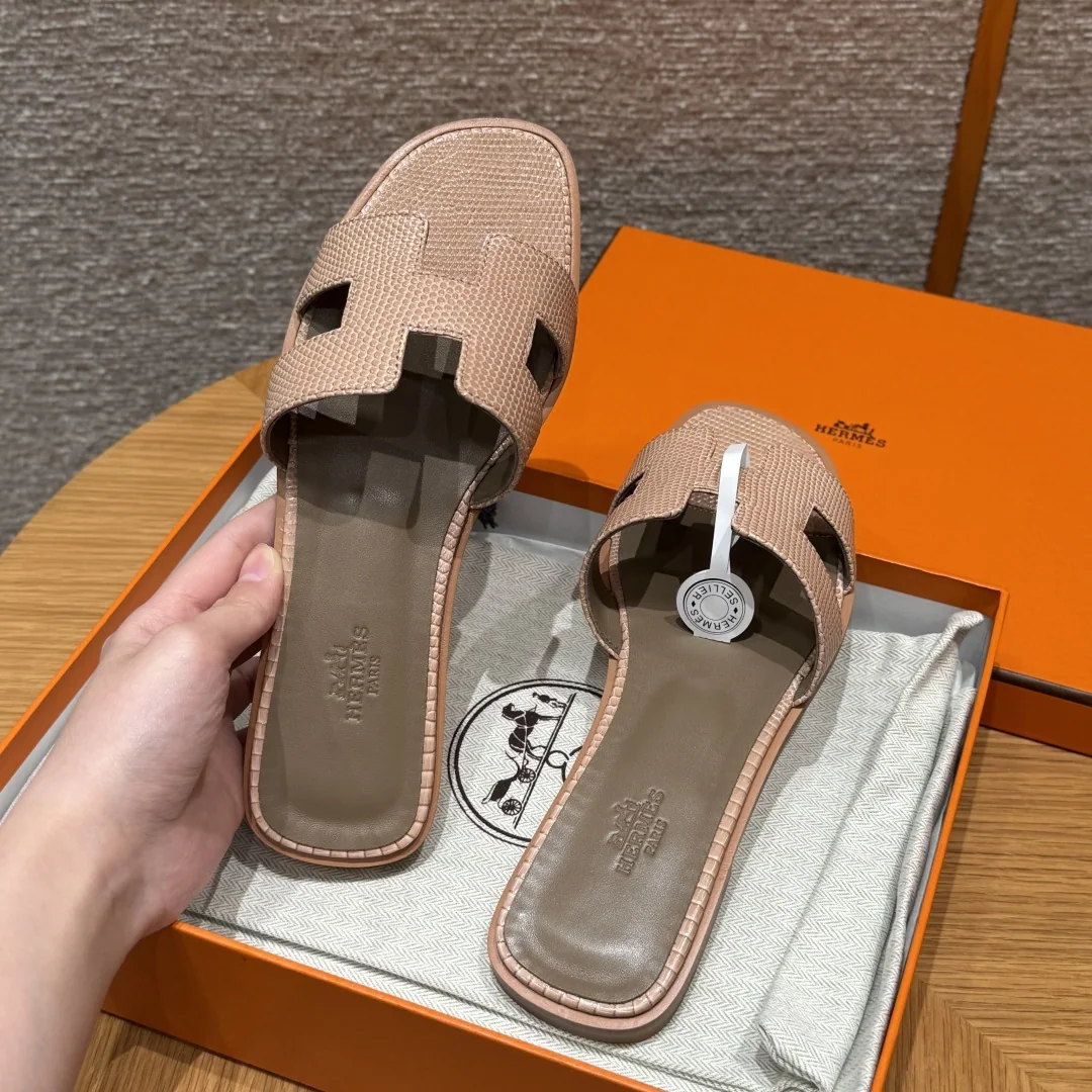 에르메스 오란 도마뱀가죽 샌들 상세 이미지 6