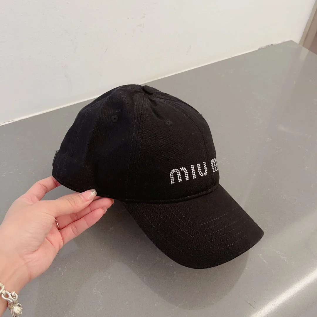 미우미우 워싱 면 UV 차단 야구모자 상세 이미지 3