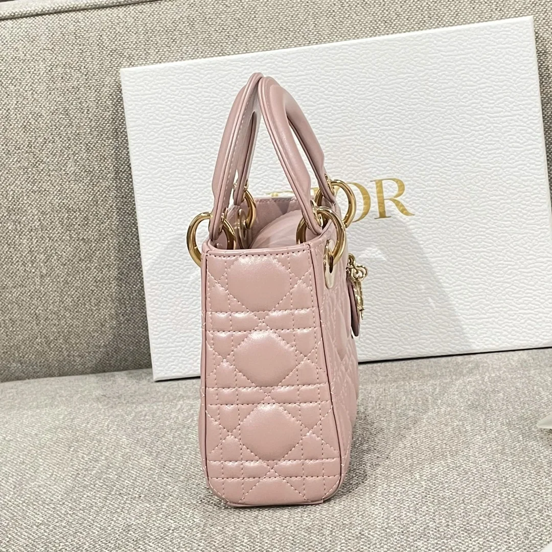 디올 레이디백 까나쥬 램스킨 체인 숄더백 상세 이미지 7