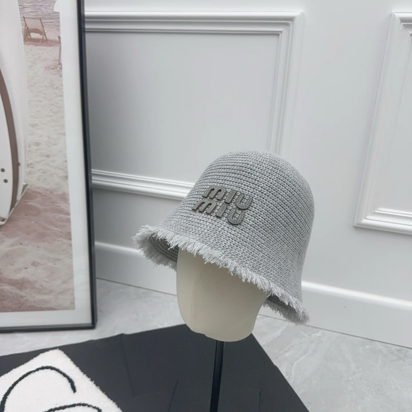 미우미우 모자 80915 Miu Miu Cap 상세 이미지 3