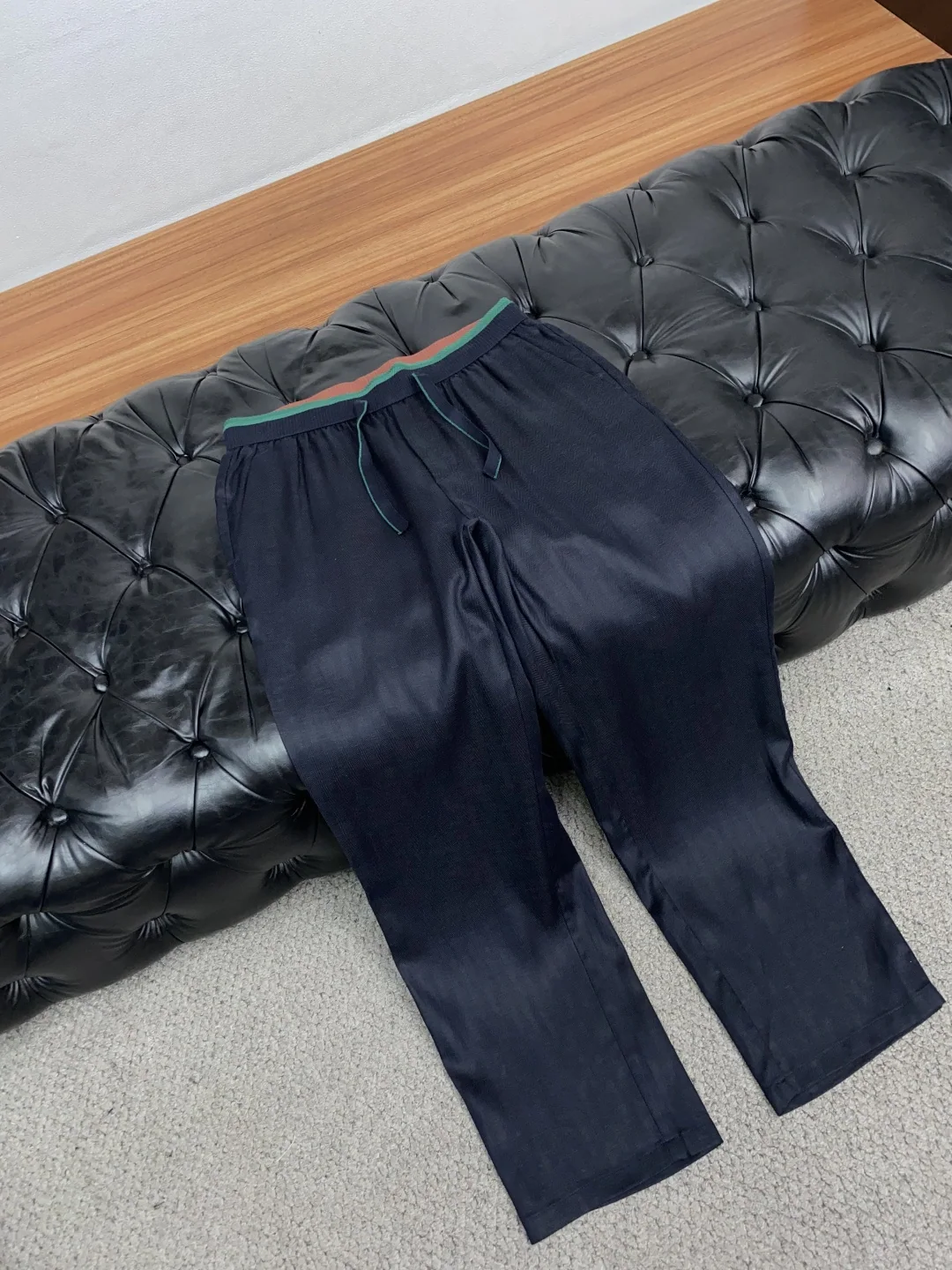 로로피아나 남성 린넨 스트레이트 바지 상세 이미지 6