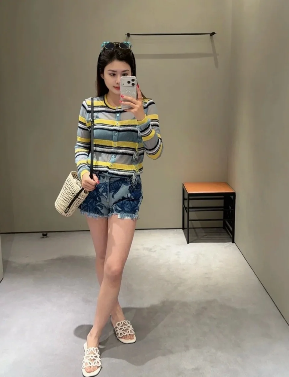 로에베 폴라즈 이비사 여성 가디건 상세 이미지 3
