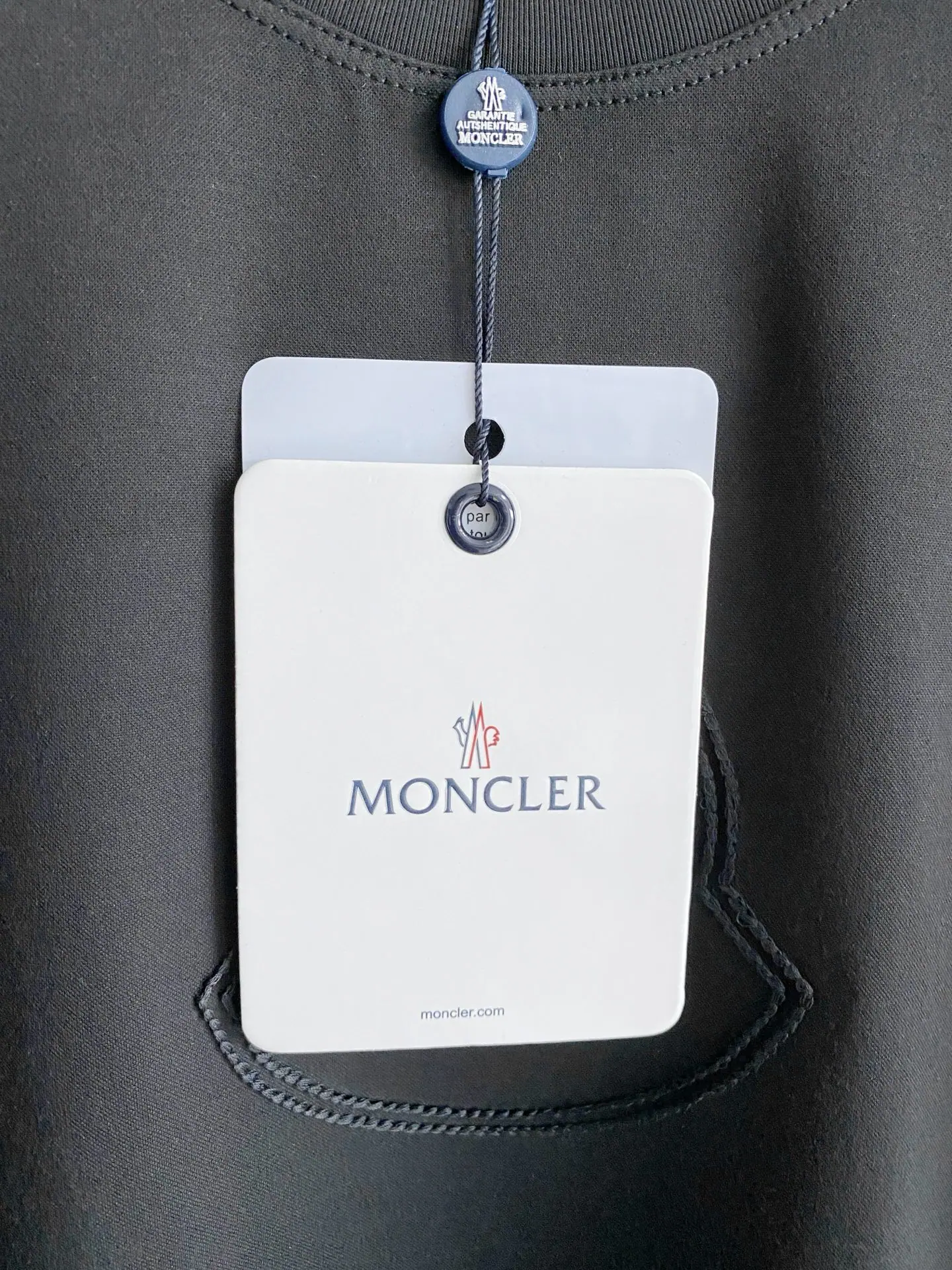 몽클레어 여성 크루넥 반팔 티셔츠 상세 이미지 5