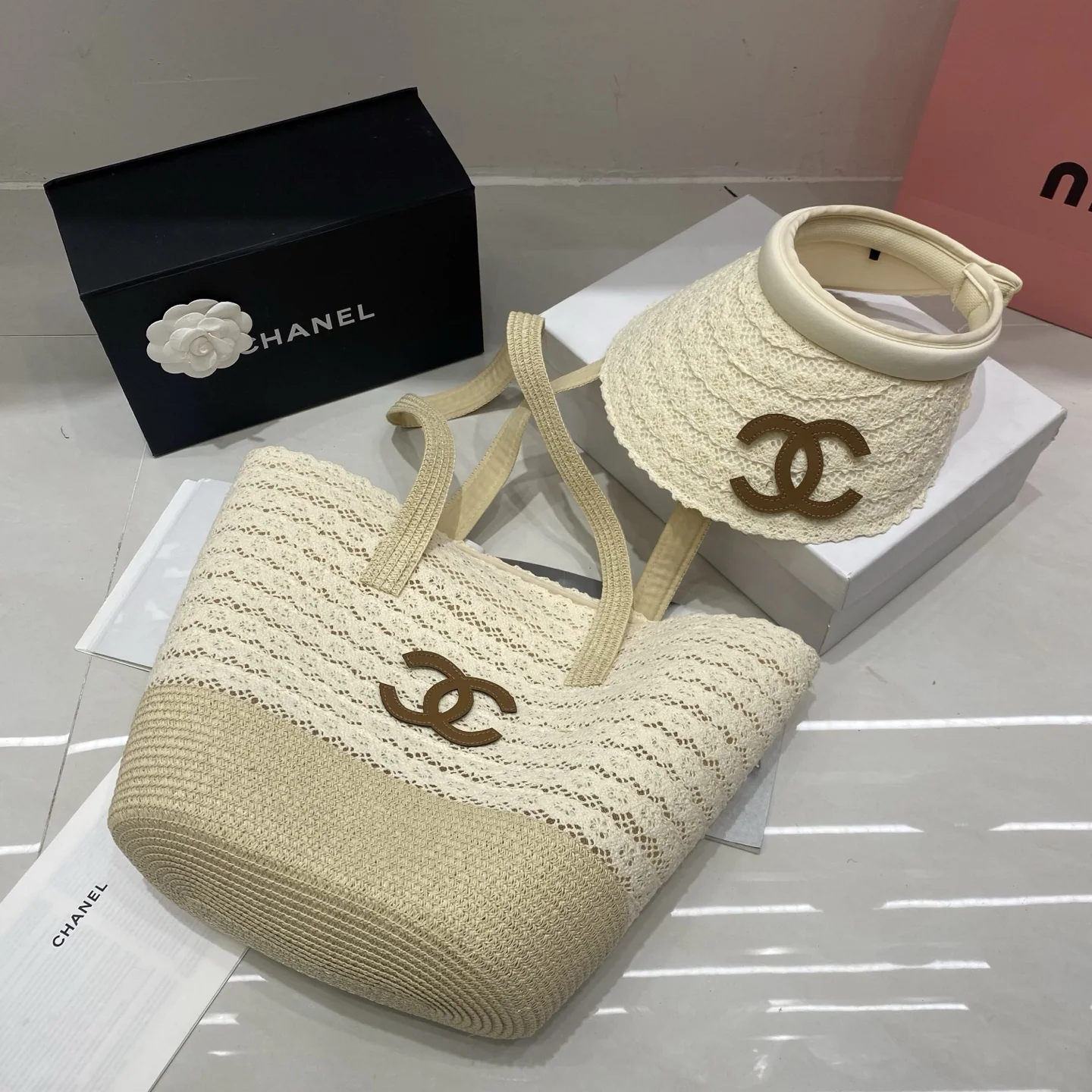 샤넬 레이스 모자 상세 이미지 3