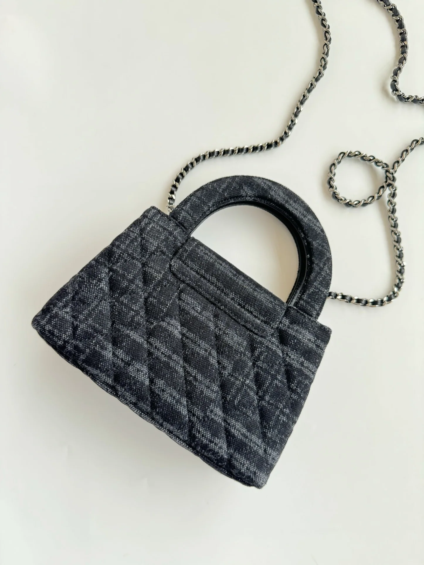 샤넬 프린트 데님 라지 켈리 가방 상세 이미지 4