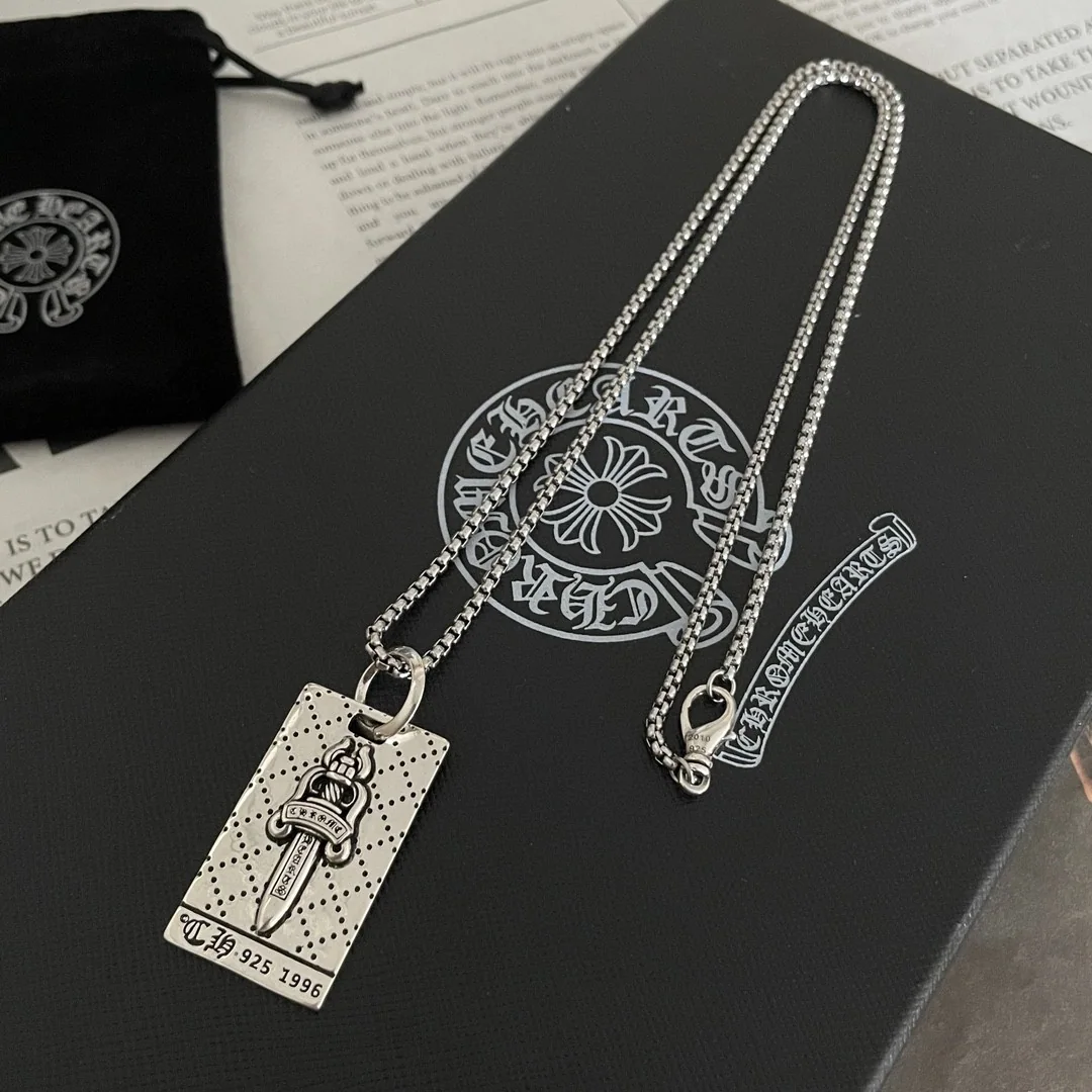 크롬하츠 클래식 레트로 소드 펜던트 목걸이 상세 이미지 4