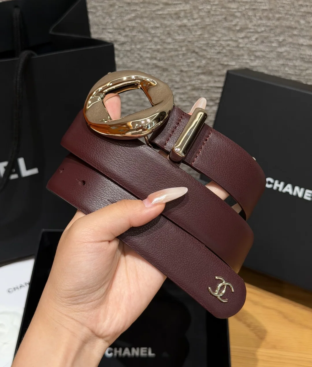샤넬 레더 30mm 벨트 상세 이미지 2