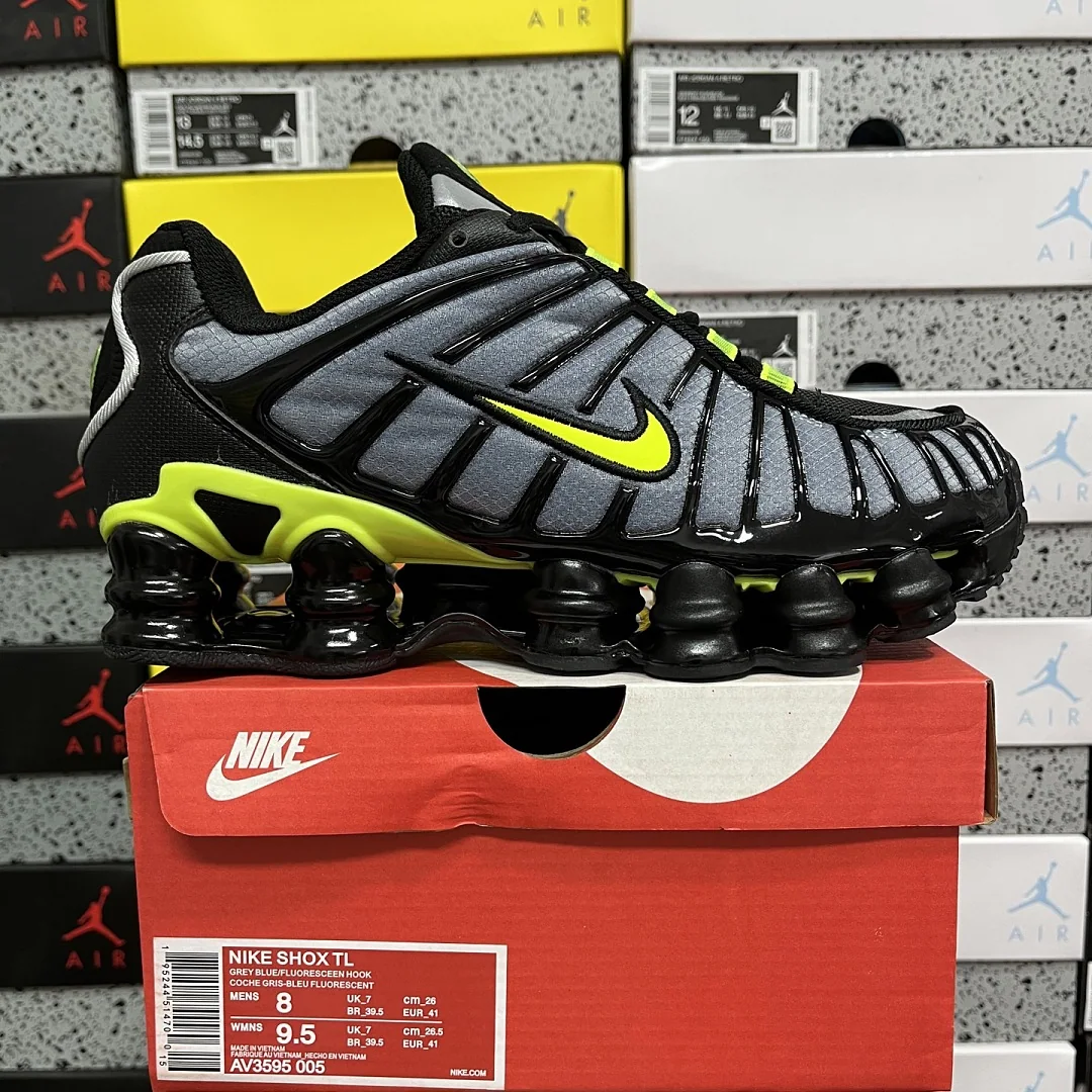 나이키 [BD] 샥스 TL AV3595-005 201876 Nike Shox TL Wolf Grey Lime Blast
