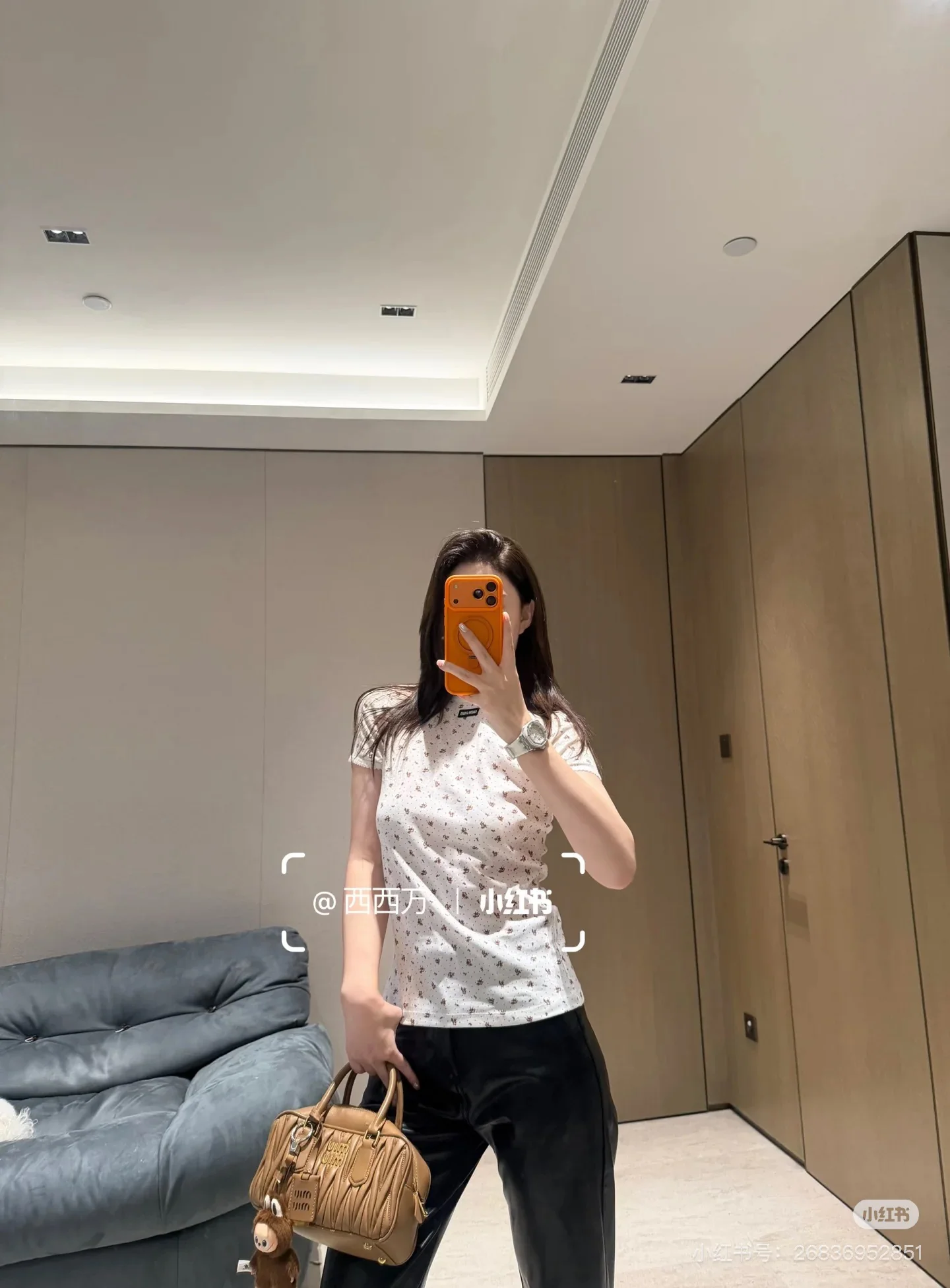 미우미우 여성 반팔 26FW 상세 이미지 5