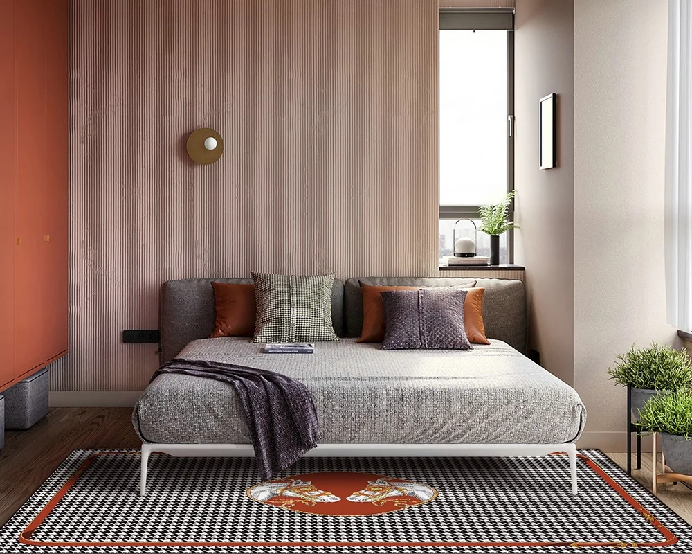 에르메스 벨벳 러그 카페트 상세 이미지 7