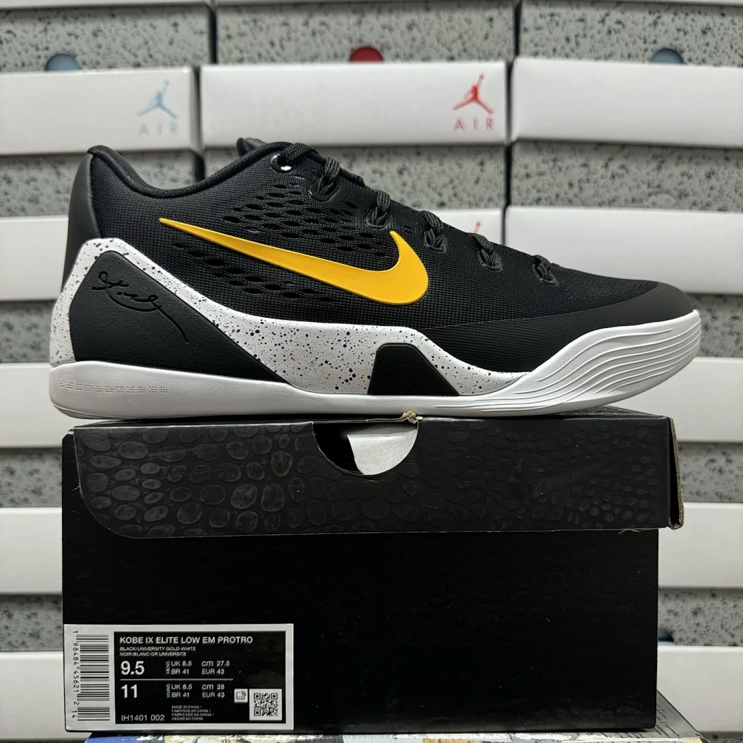 나이키 [GX] 코비 9 EM 로우 프로트로 TB IH1401-002 201391 Nike Kobe 9 EM Low Protro TB Black