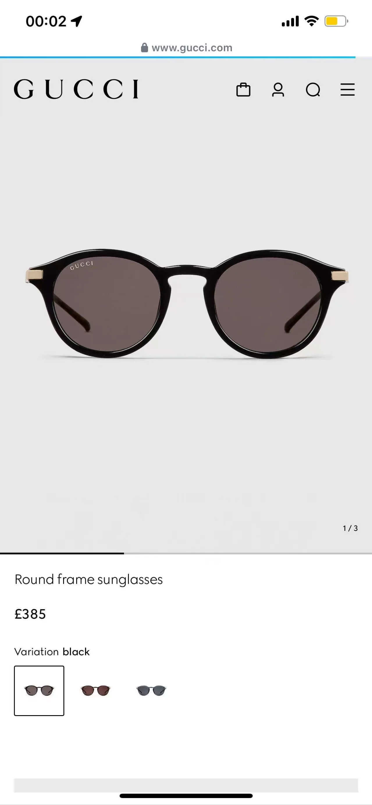 구찌 선글라스 56592 Gucci Sunglasses 상세 이미지 2