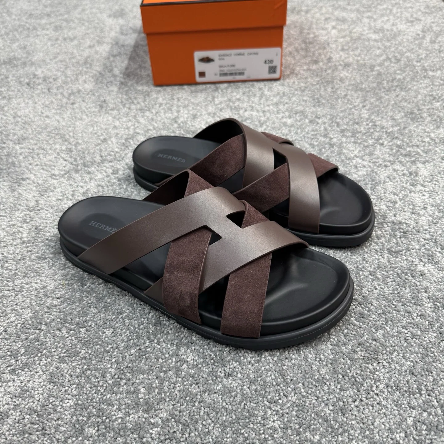 에르메스 카프스킨 크로스 스트랩 샌들 상세 이미지 7