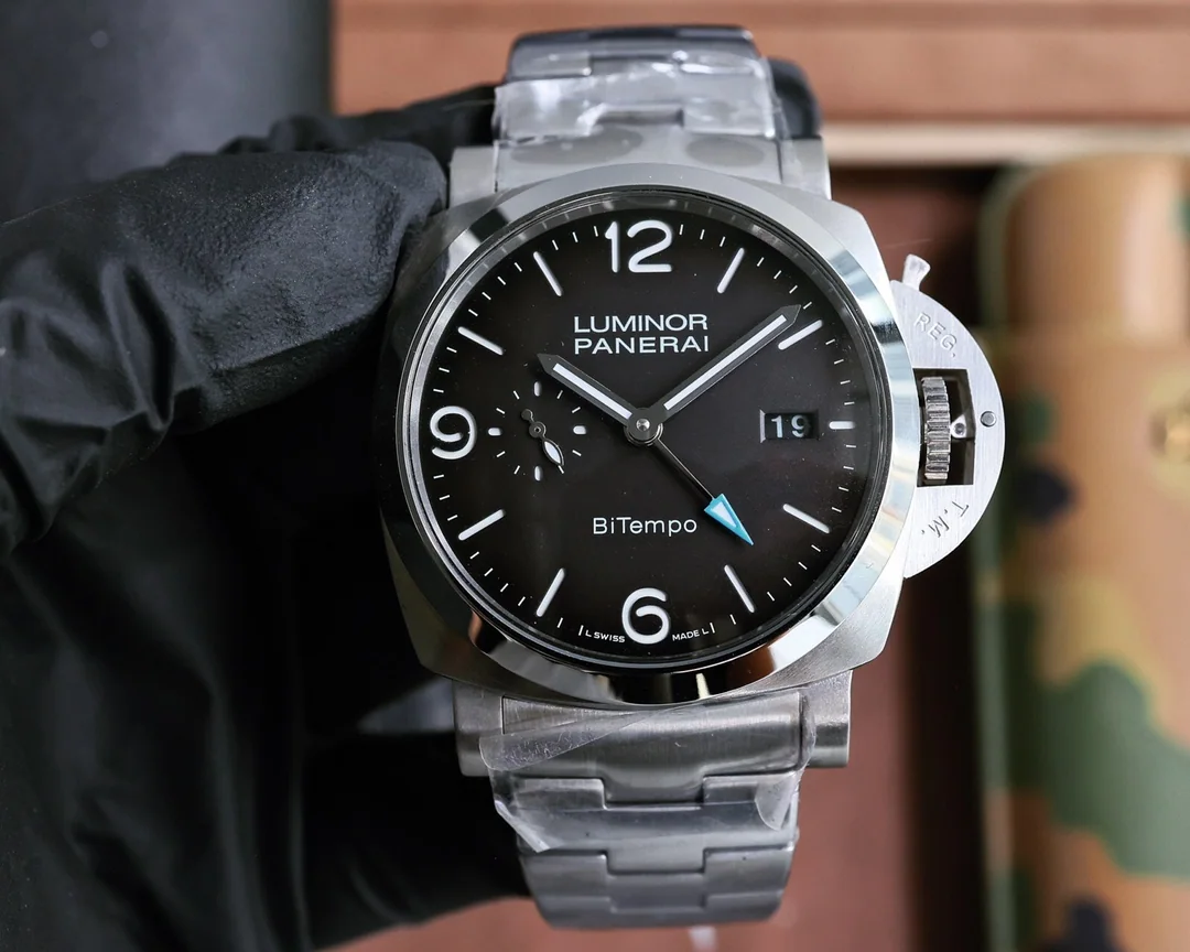 파네라이 루미노르 PAM1304 블랙 다이얼 한정판 레플리카 43869 Panerai 상세 이미지 7