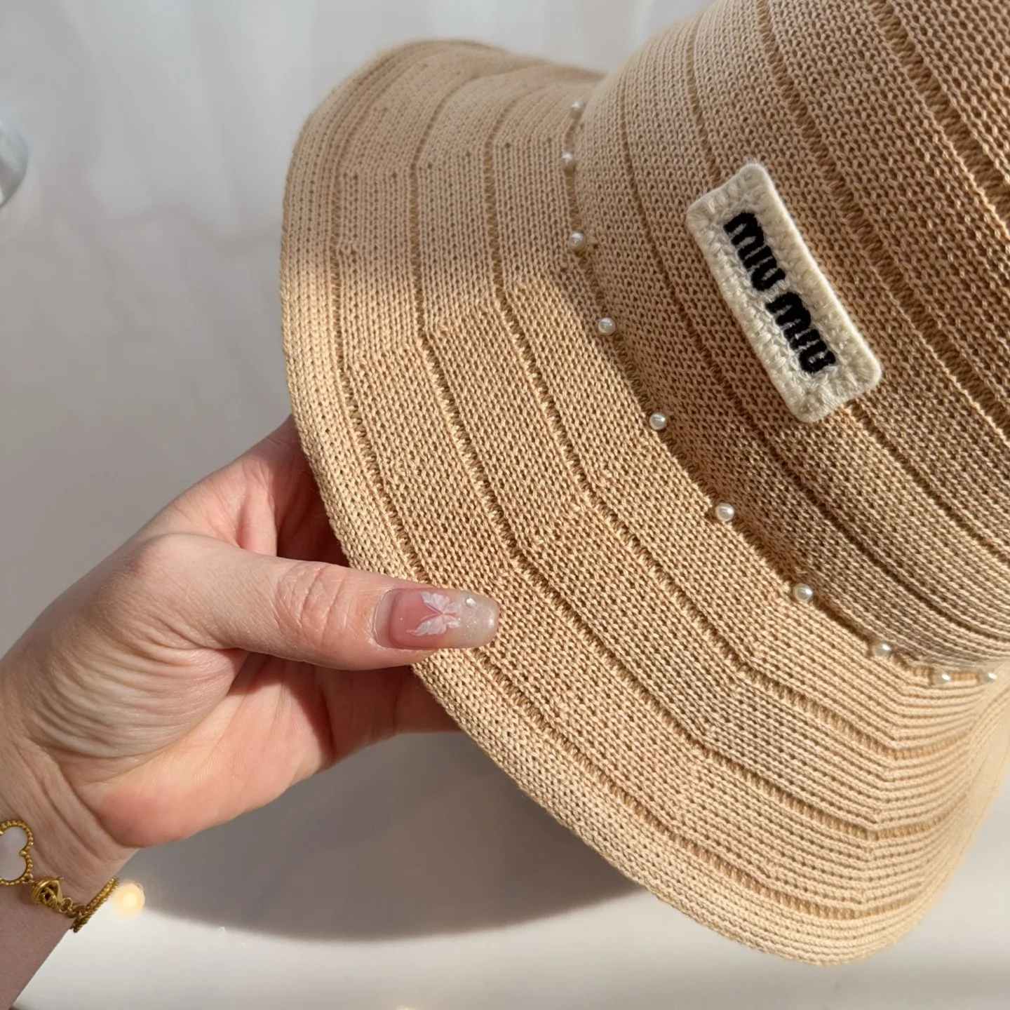 미우미우 모자 81257 Miu Miu Cap 상세 이미지 6
