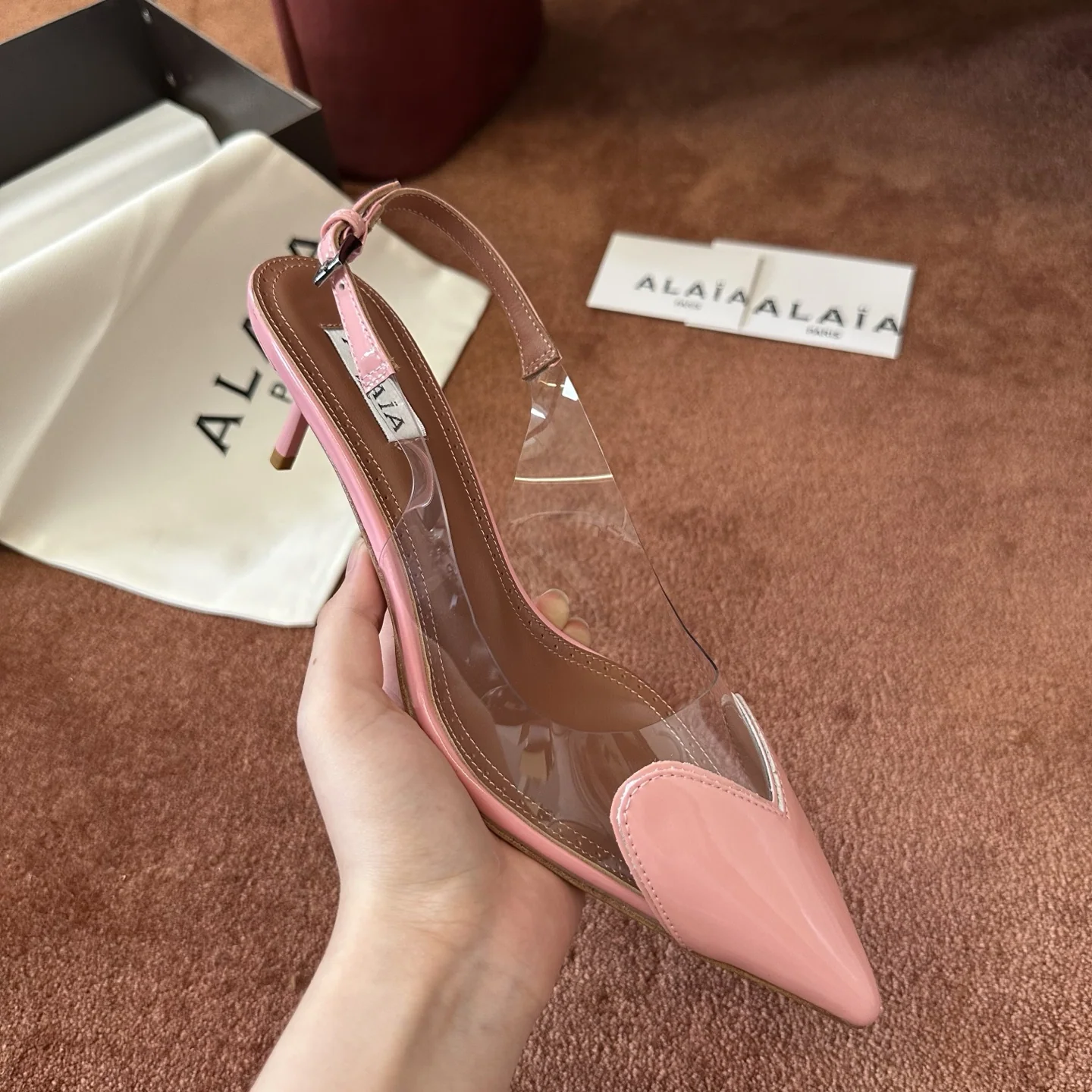 알라이아 편직 발레 슈즈 상세 이미지 3