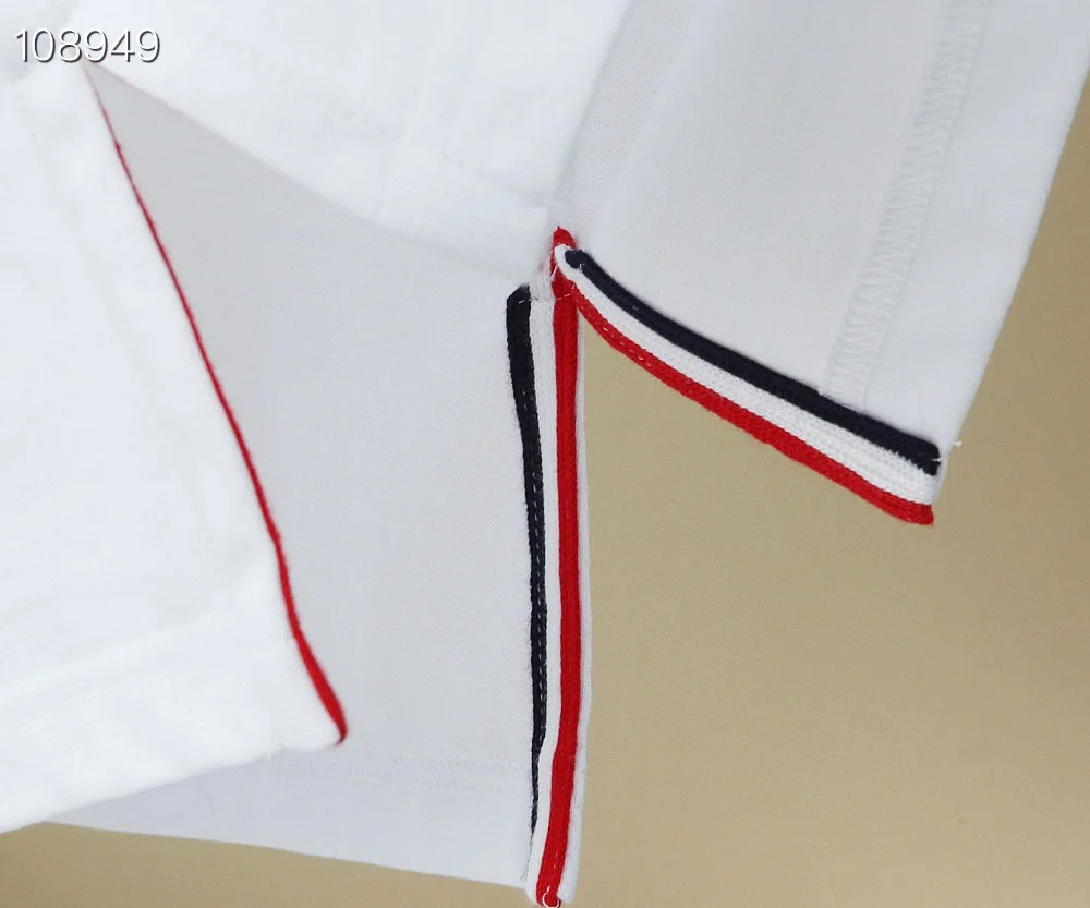 톰브라운 강아지 자수 남성 반팔 티셔츠 상세 이미지 6