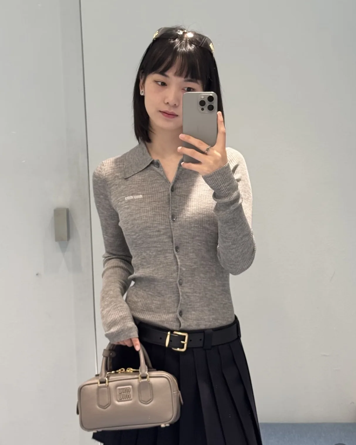 디올 캐시미어 실크 혼방 여성 가디건 상세 이미지 7