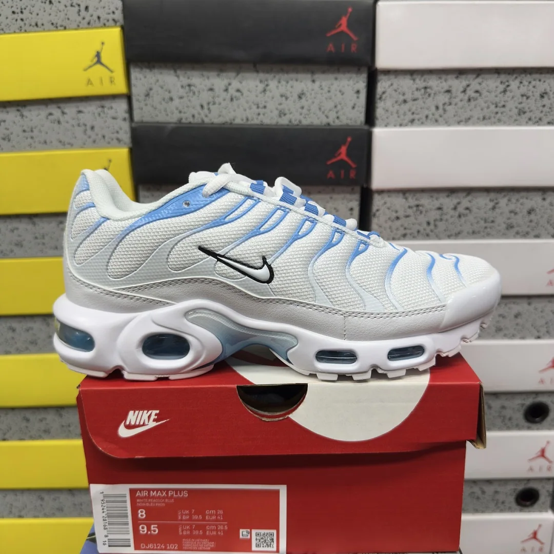 나이키 [BD] 에어 맥스 플러스 화이트 블루 블랙 DJ6124-102 201916 Nike Air Max Plus