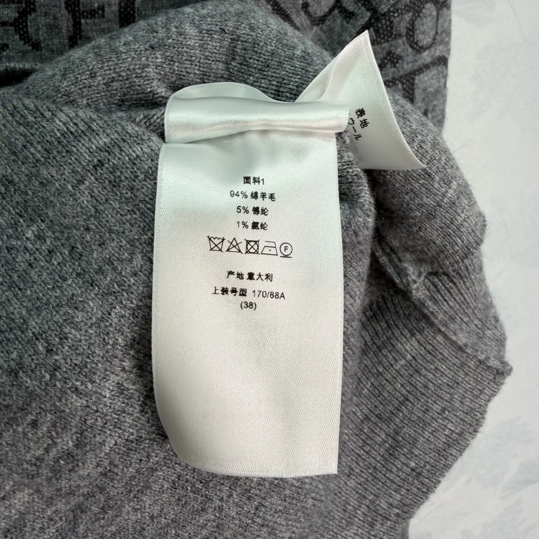 디올 오블리크 모노그램 니트 후드 가디건 상세 이미지 9