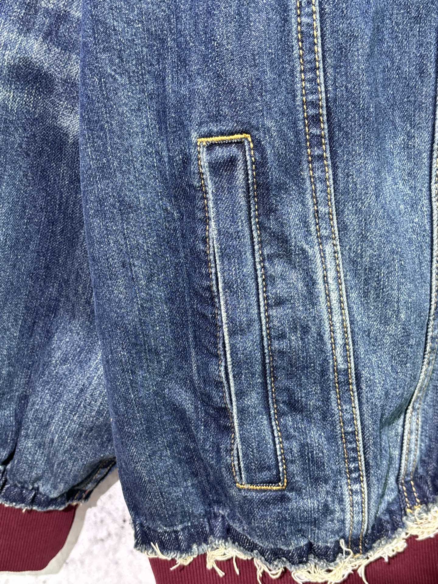 발렌시아가 데님 패치워크 후드 자켓 49700-F 상세 이미지 10