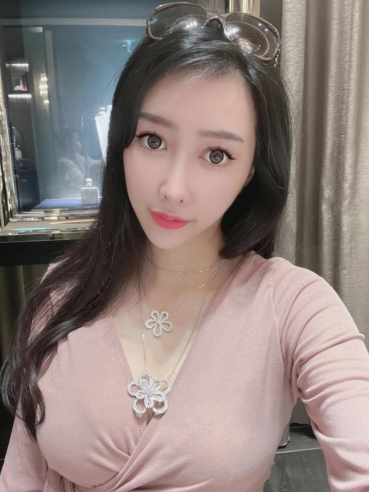 반클리프앤아펠 플라워 레이스 925 실버 목걸이 상세 이미지 6
