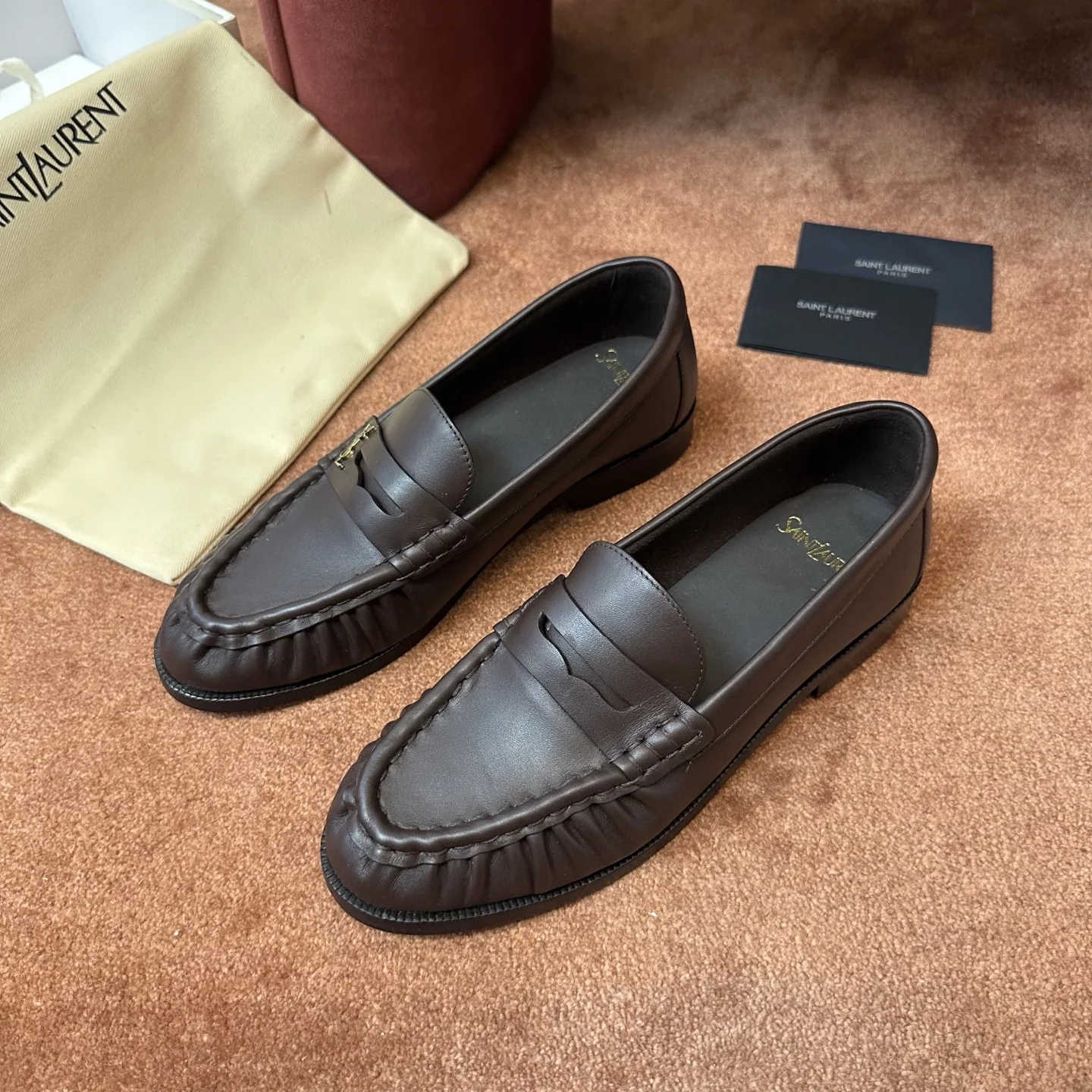 생로랑 YSL 앞코 덮인 뮬 상세 이미지 2