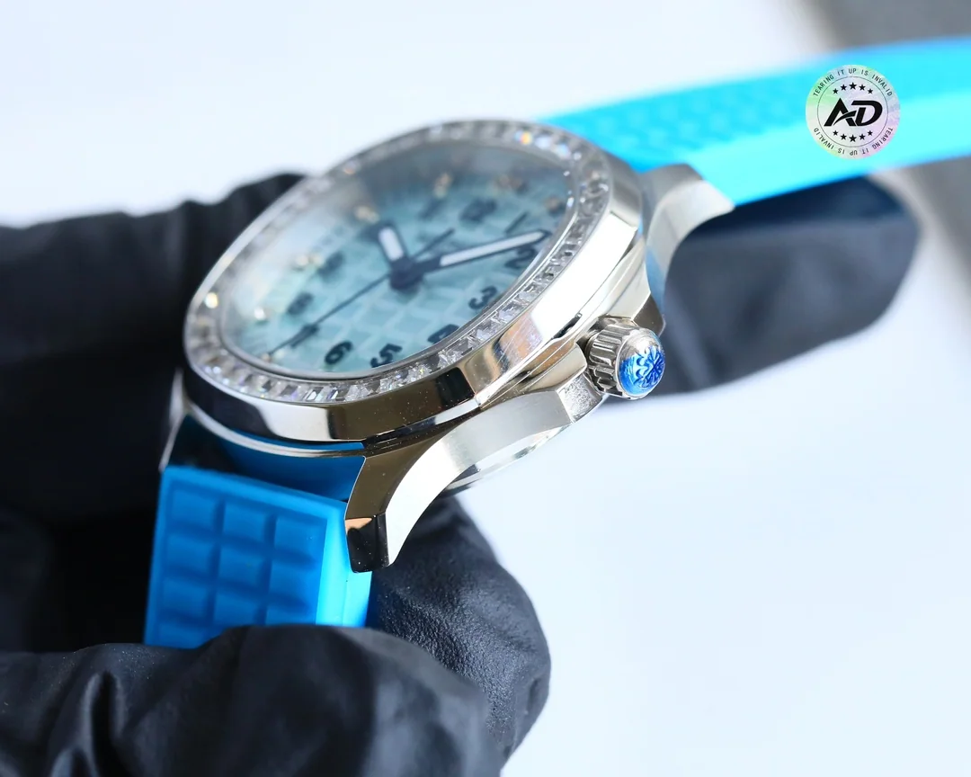파텍필립 아쿠아넛 다이아 자동 그레이 다이얼 스틸 여성용 레플리카 44100 Patek Philippe 상세 이미지 7
