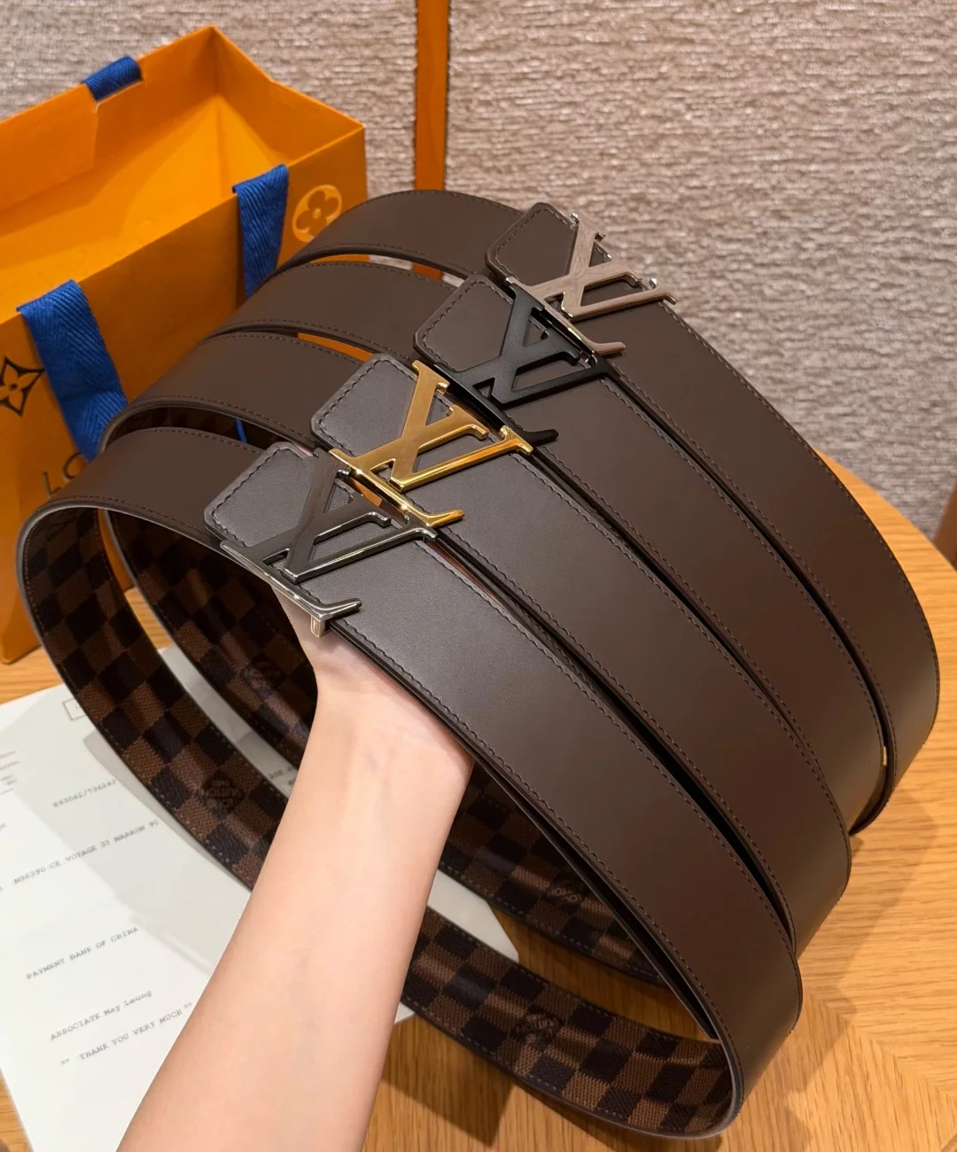 루이비통 모노그램 버클 40mm 리버시블 벨트 상세 이미지 3