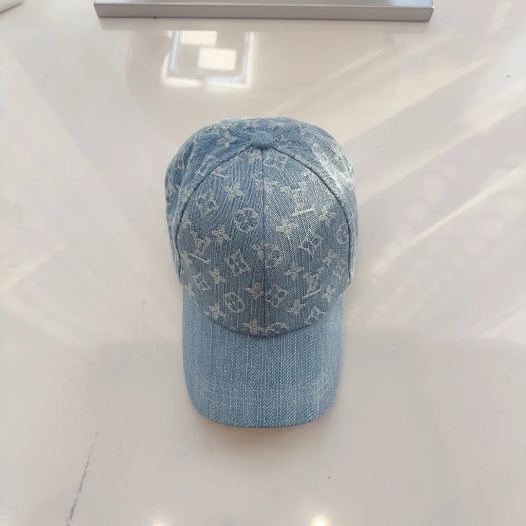 루이비통 워시드 데님 베이스볼 캡 상세 이미지 4