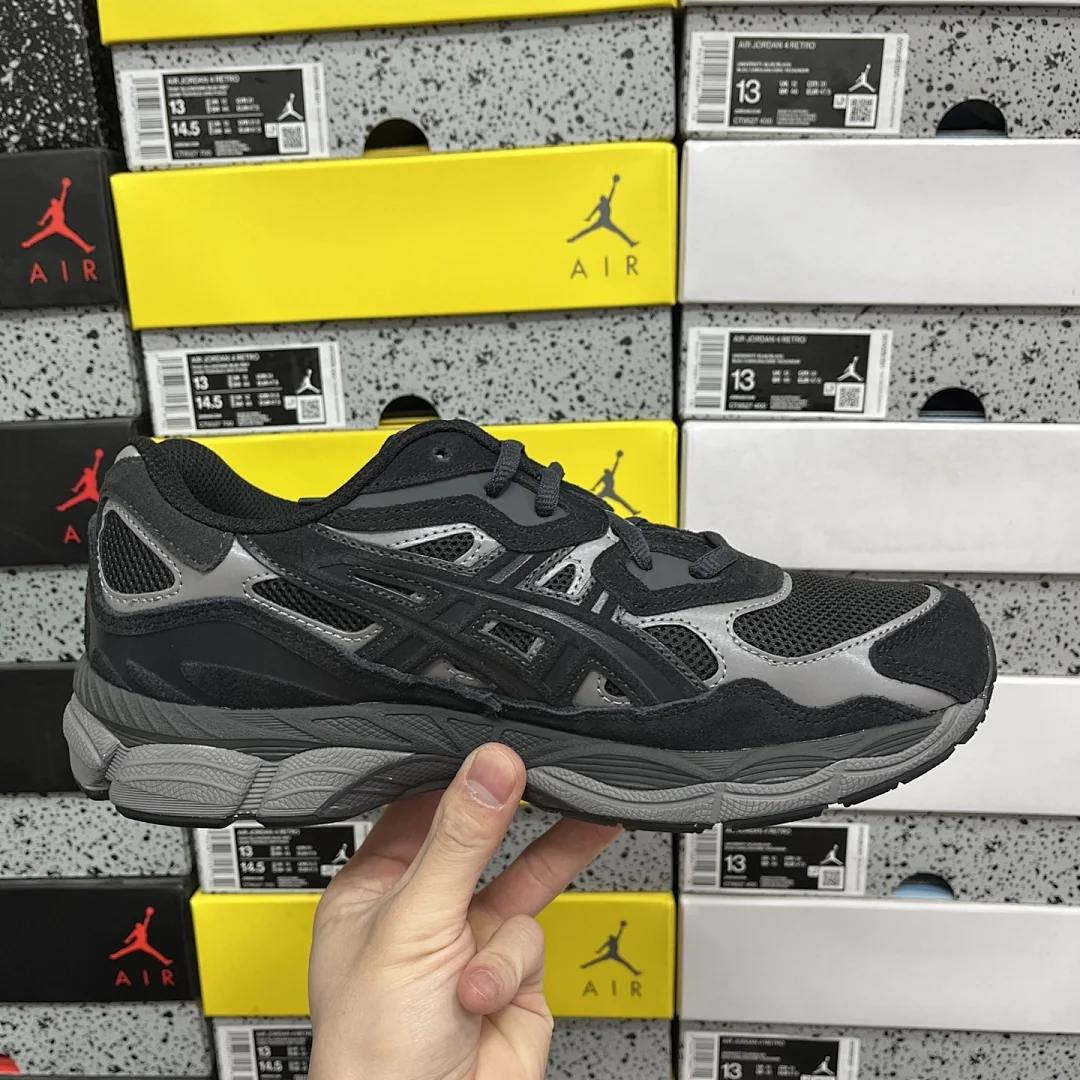 아식스 [ZC] 젤 NYC 1201A789-020 200328 Asics Gel-NYC Graphite Grey Black 상세 이미지 2
