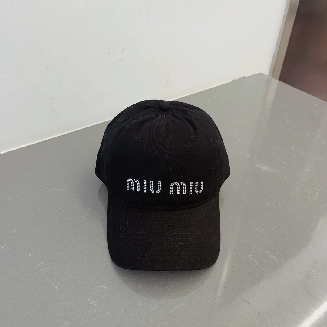 미우미우 워싱 면 UV 차단 야구모자 상세 이미지 1