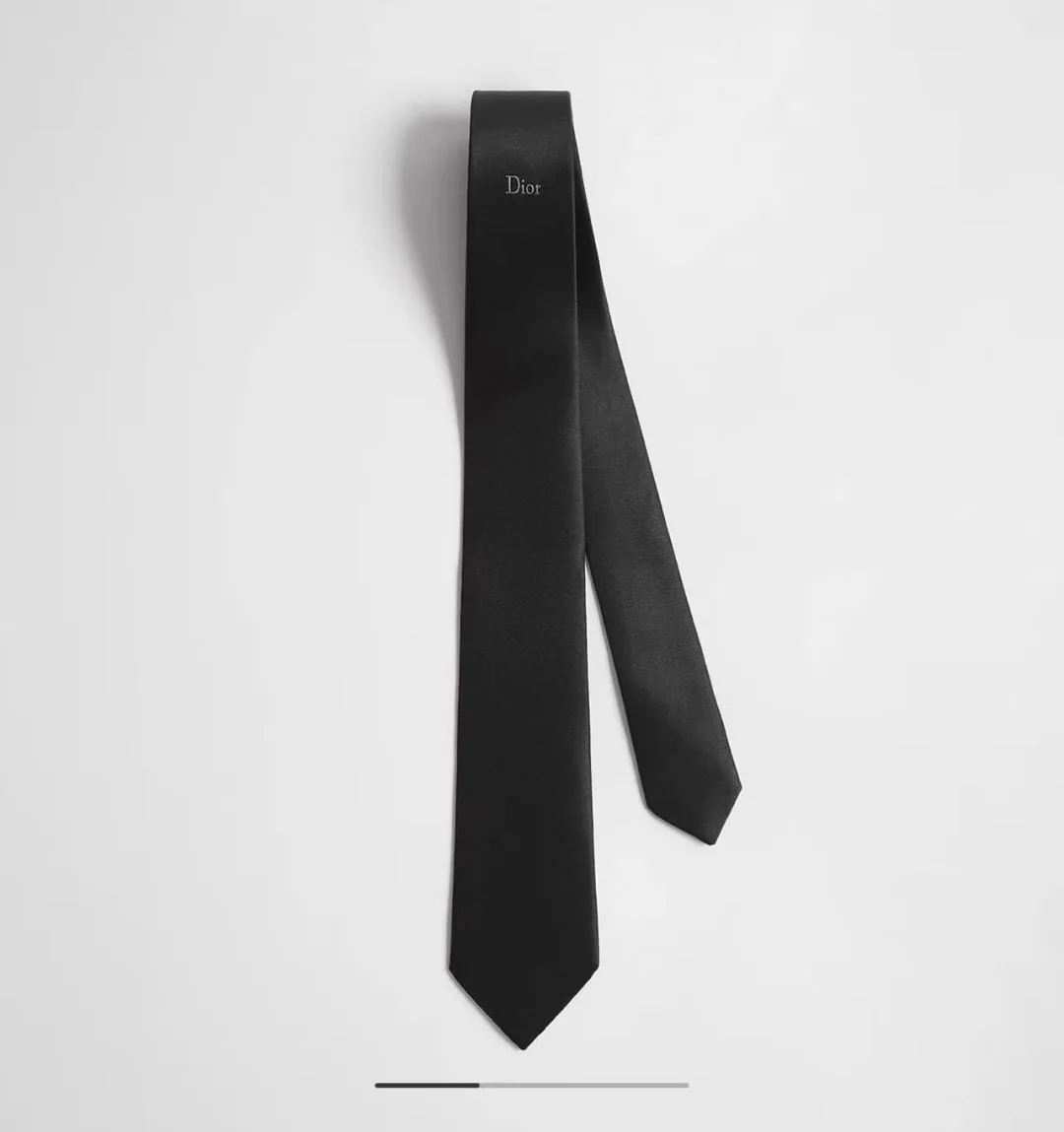 디올 로고 자카드 넥타이 상세 이미지 1