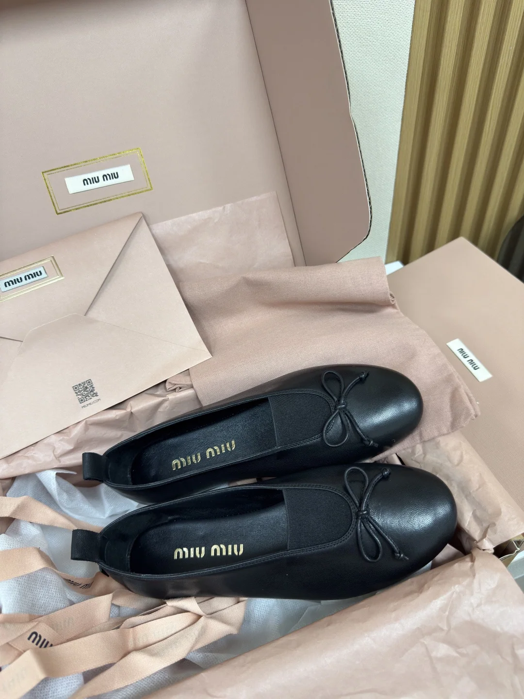 미우미우 나파 램스킨 발레 슈즈 상세 이미지 6
