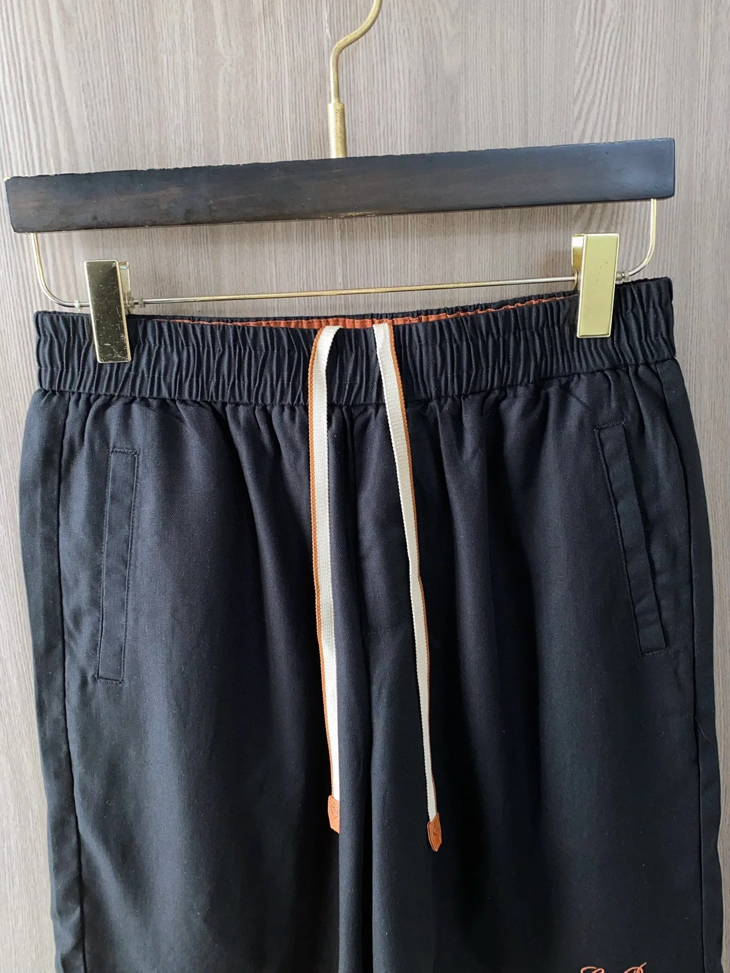 로로피아나 린넨 코튼 남성 반바지 상세 이미지 2