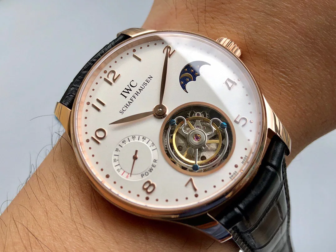 IWC 포르투기저 투르비용 문페이즈 파워리저브 시계 상세 이미지 6