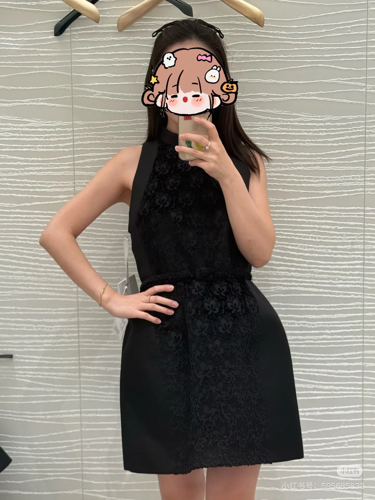 샤넬 민소매 스탠드 카라 A라인 여성 원피스 2026 SS 상세 이미지 8