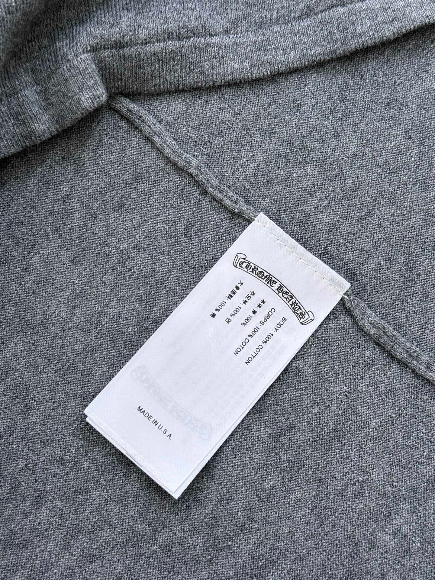 크롬하츠 컬러 블록 크로스 긴팔 티셔츠 상세 이미지 10