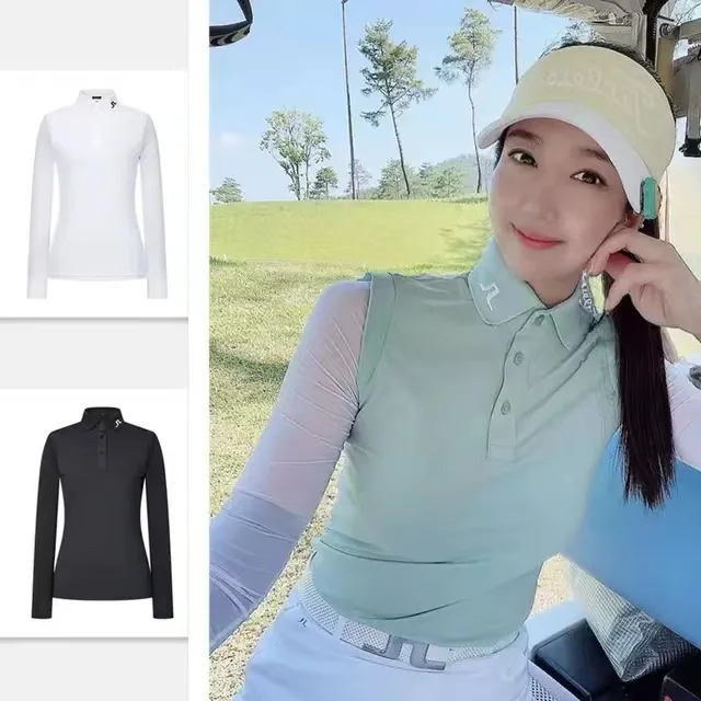 제이린드버그 여성 자외선 차단 긴팔 폴로셔츠 153660