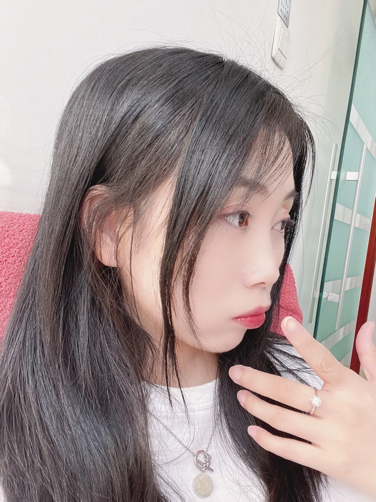 에르메스 코인 디자인 스털링 실버 목걸이 상세 이미지 6