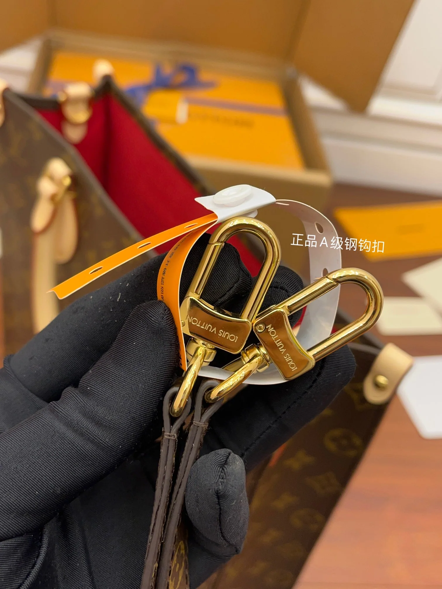 루이비통 다이아몬드 패턴 가죽 가방 M45848 상세 이미지 7