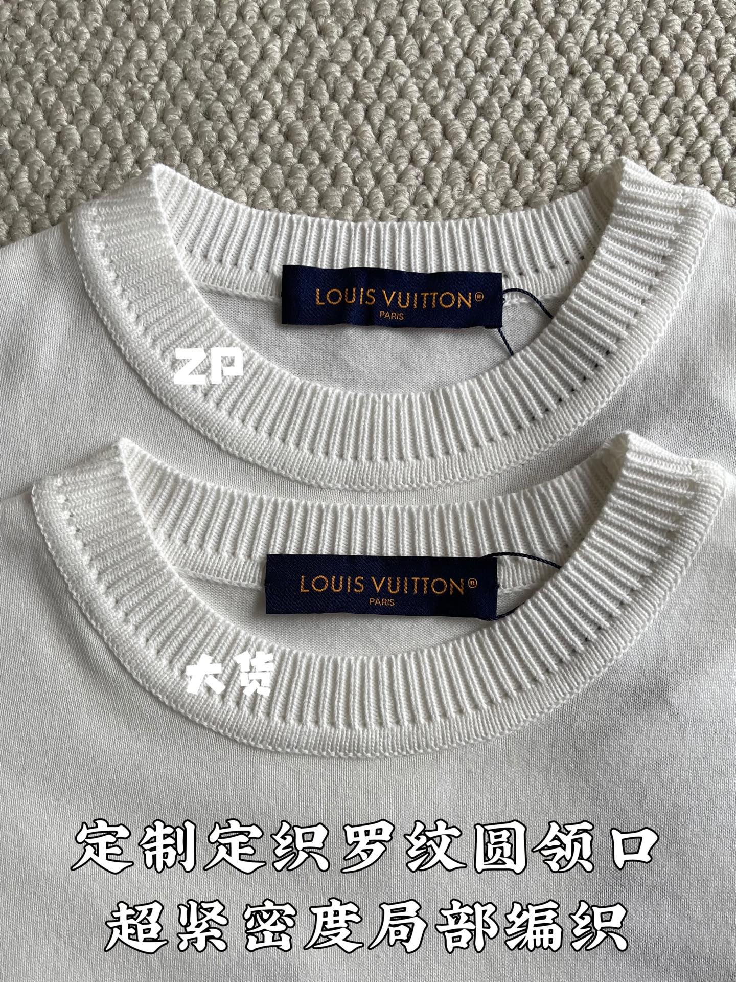 루이비통 면 여성 반팔 티셔츠 상세 이미지 5