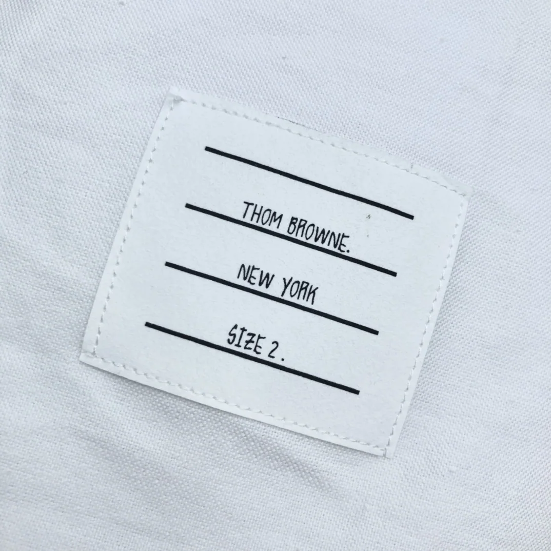 톰브라운 소매 웨빙 남성 반팔셔츠 상세 이미지 8