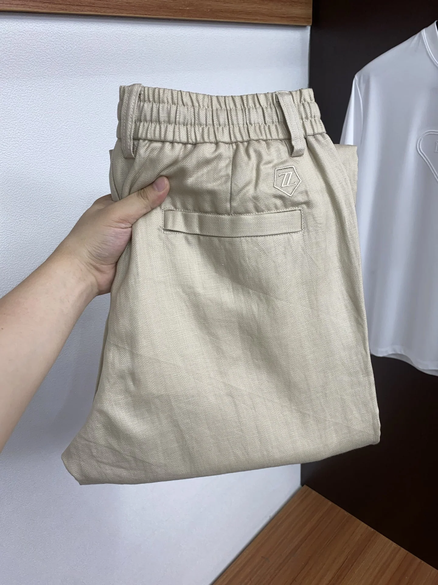 제냐 린넨 스트레이트 팬츠 남성용 25 FW