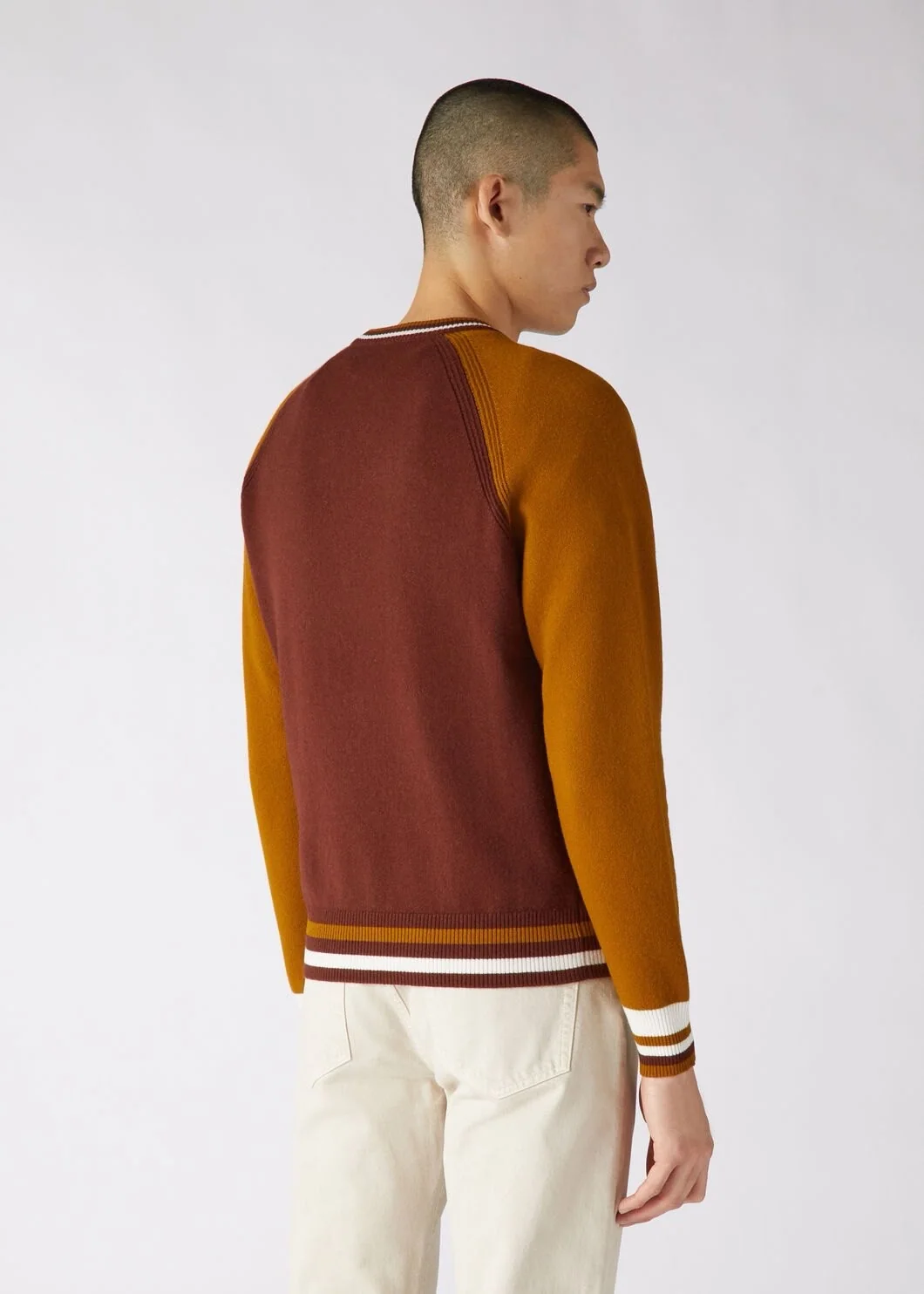 로로피아나 울 혼방 남성 니트 상세 이미지 12