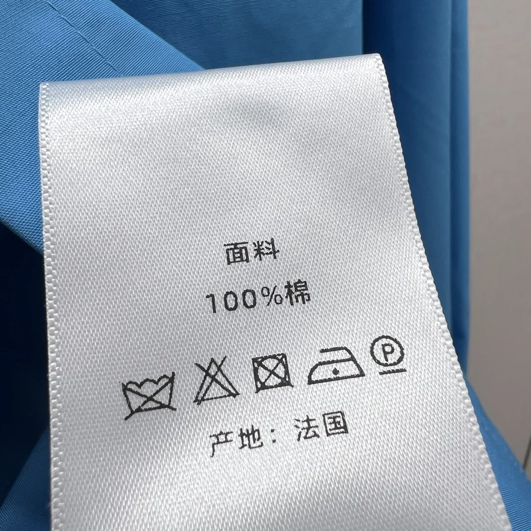 디올 꿀벌 자수 코튼 오버핏 셔츠 626 상세 이미지 8