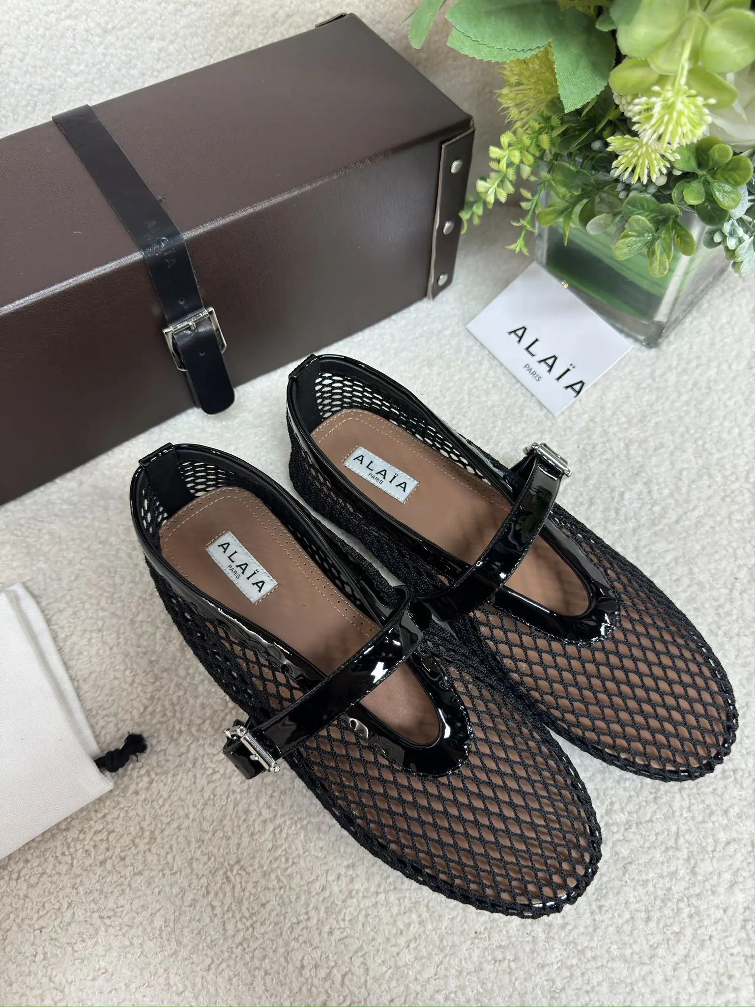 알라이아 원스트랩 로우컷 메시 로퍼 상세 이미지 9